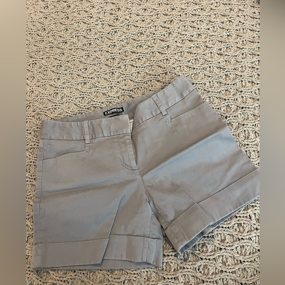 Express gray shorts